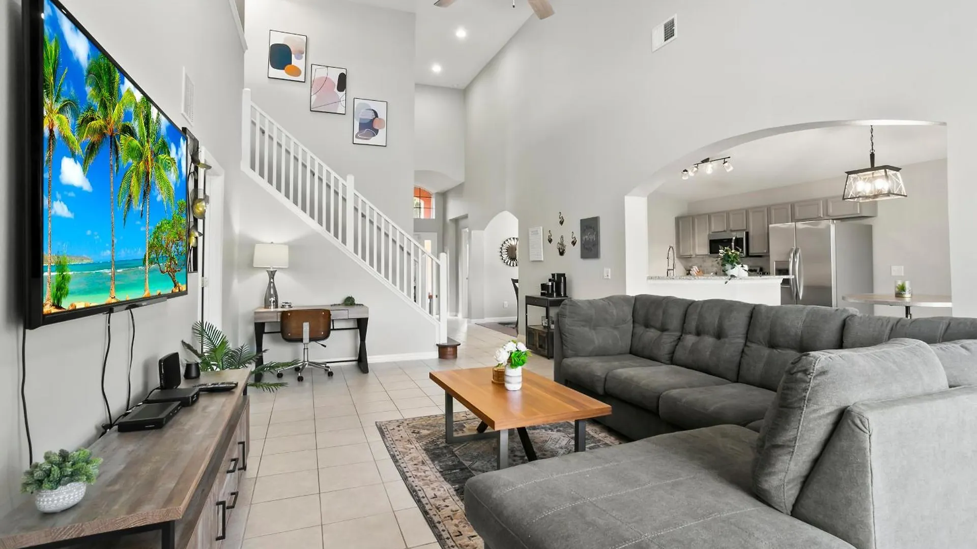 615 - Superb Themed Roomed 5 Bed Villa With Private West Facing Pool And Spa With No Rear Neighbors Davenport United States